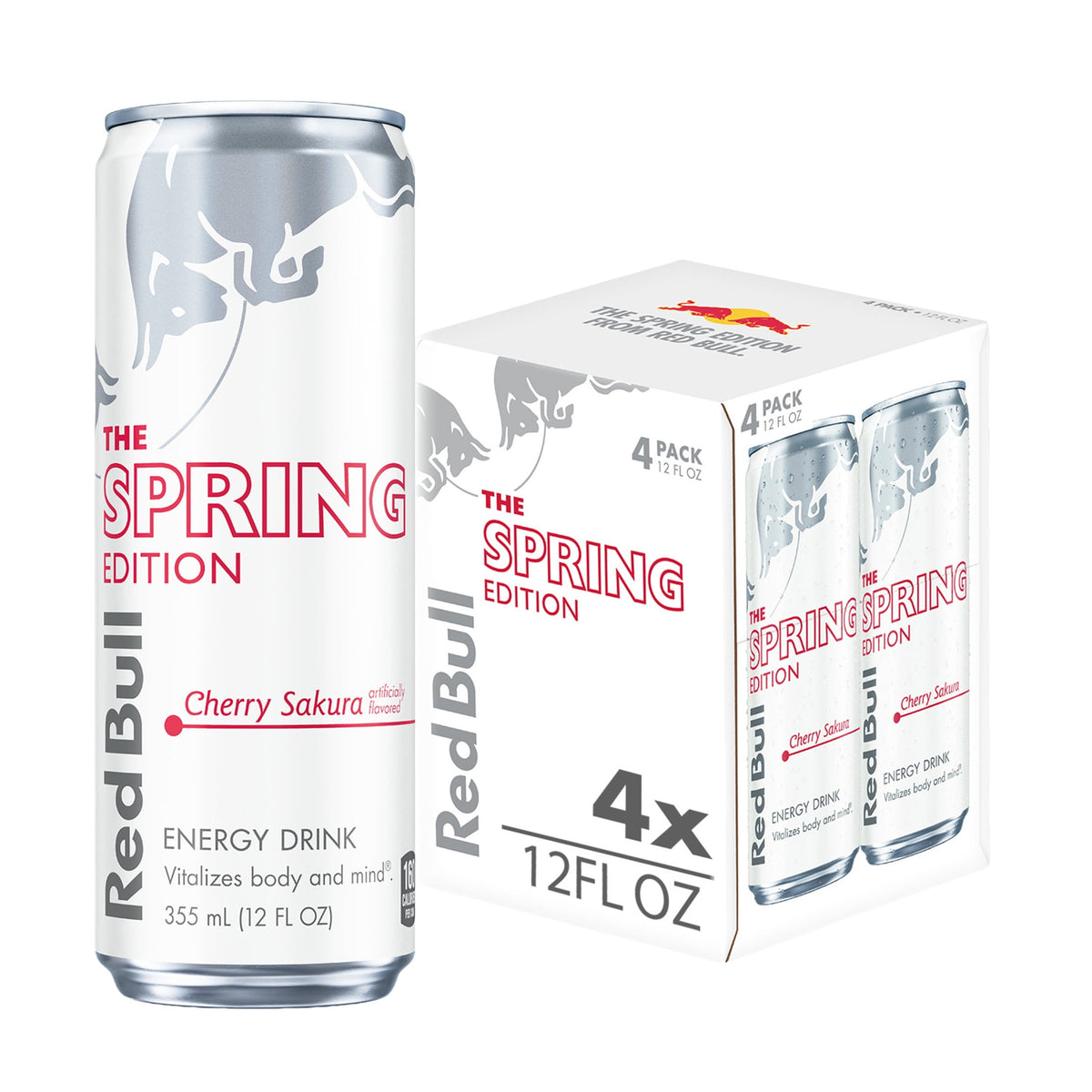Red Bull Red Edition Watermelon Energy Drink, 8.4 fl. oz., 6 Packs of 4 Cans