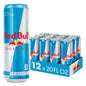 Red Bull Sugarfree Energy Drink, 20 fl. oz., Pack of 12 Cans, 189mg Caffeine, Taurine & B Vitamins