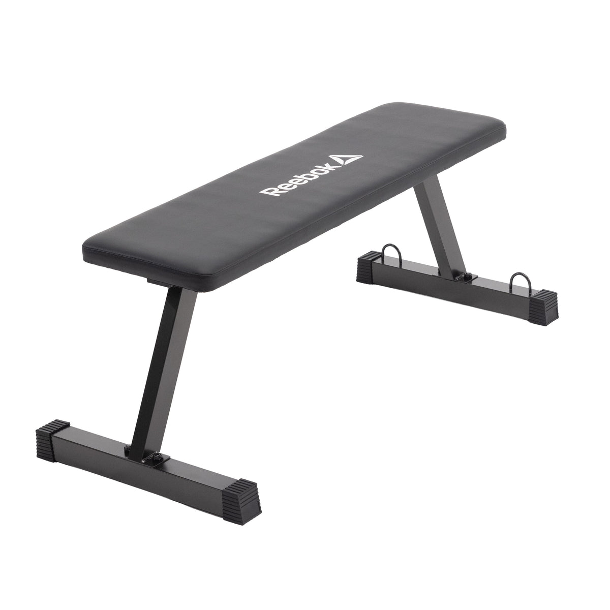 Reebok Heavy Duty Flat Bench – 600 lb Capacity, Tip-Resistant & Portable Weight Bench