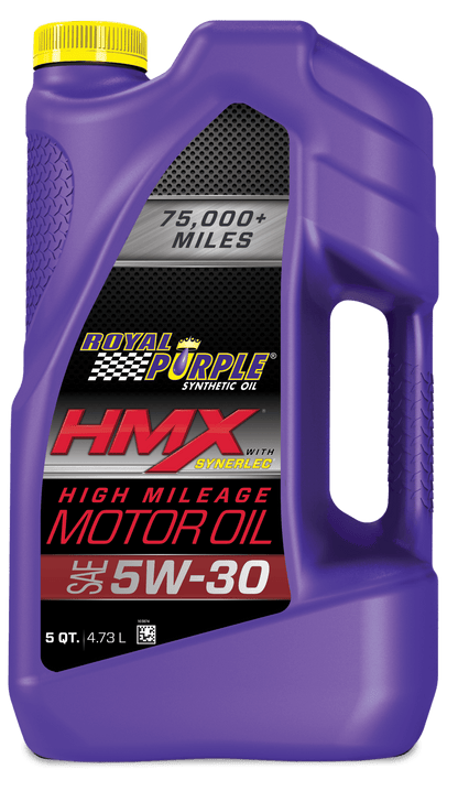 Royal Purple HMX 5W-30 High Mileage Motor Oil, Universal, 5 Quarts