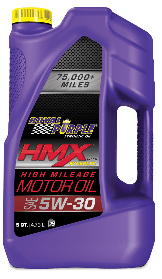 Royal Purple HMX 5W-30 High Mileage Motor Oil, Universal, 5 Quarts