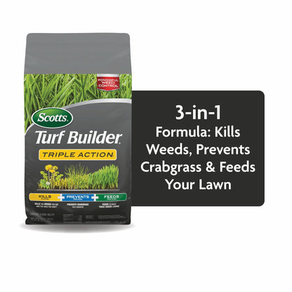 Scotts Turf Builder Triple Action1, 11.31 lbs., 4,000 sq. ft.