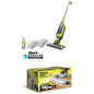 Shark VACMOP Cordless Hard Floor Vacuum Mop, for Tile, Vinyl, Laminate, Wood, with (4) Disposable VACMOP Pads, 12-oz Shark Multi-Surface Cleaner, VM200