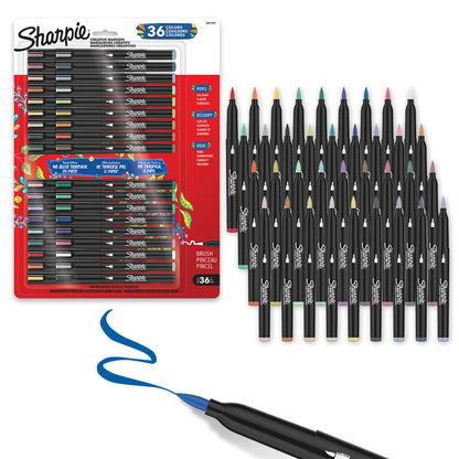 Sharpie Creative Markers Variety Pack, Water-Based Acrylic Paint Markers, Bullet Tip, Assorted, 36 Count