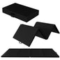 Signature Fitness 4ft x 8ft x 2in Folding Gymnastics Mat, 4-Panel Exercise Mat with Handles, PVC Leather + EPE Foam, Multiple Colors