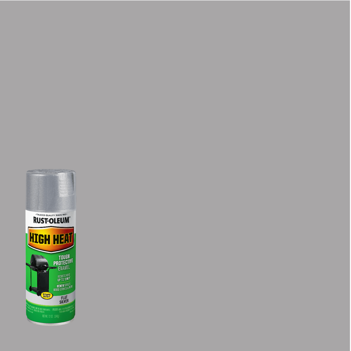 6 Pack, White, Rust-Oleum Specialty Satin High Heat Spray Paint- 12 oz