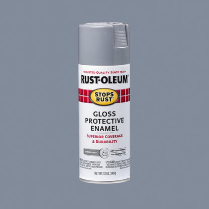 (6 pack) Orange, Rust-Oleum Stops Rust Protective Enamel Gloss Spray Paint-214084, 12 oz