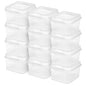 Sterilite Plastic FlipTop Storage Box Container with Latching Lid (12 Pack)