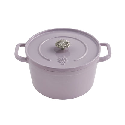The Pioneer Woman 5-Quart Enameled Cast Iron Dutch Oven with Lid, Linen