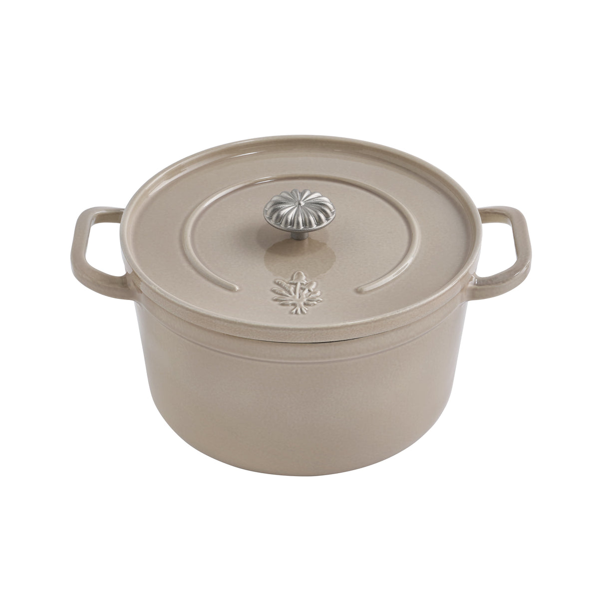 The Pioneer Woman 5-Quart Enameled Cast Iron Dutch Oven with Lid, Linen