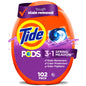 Tide PODS Laundry Detergent Soap Pacs, Spring Meadow Scent, 102 Count