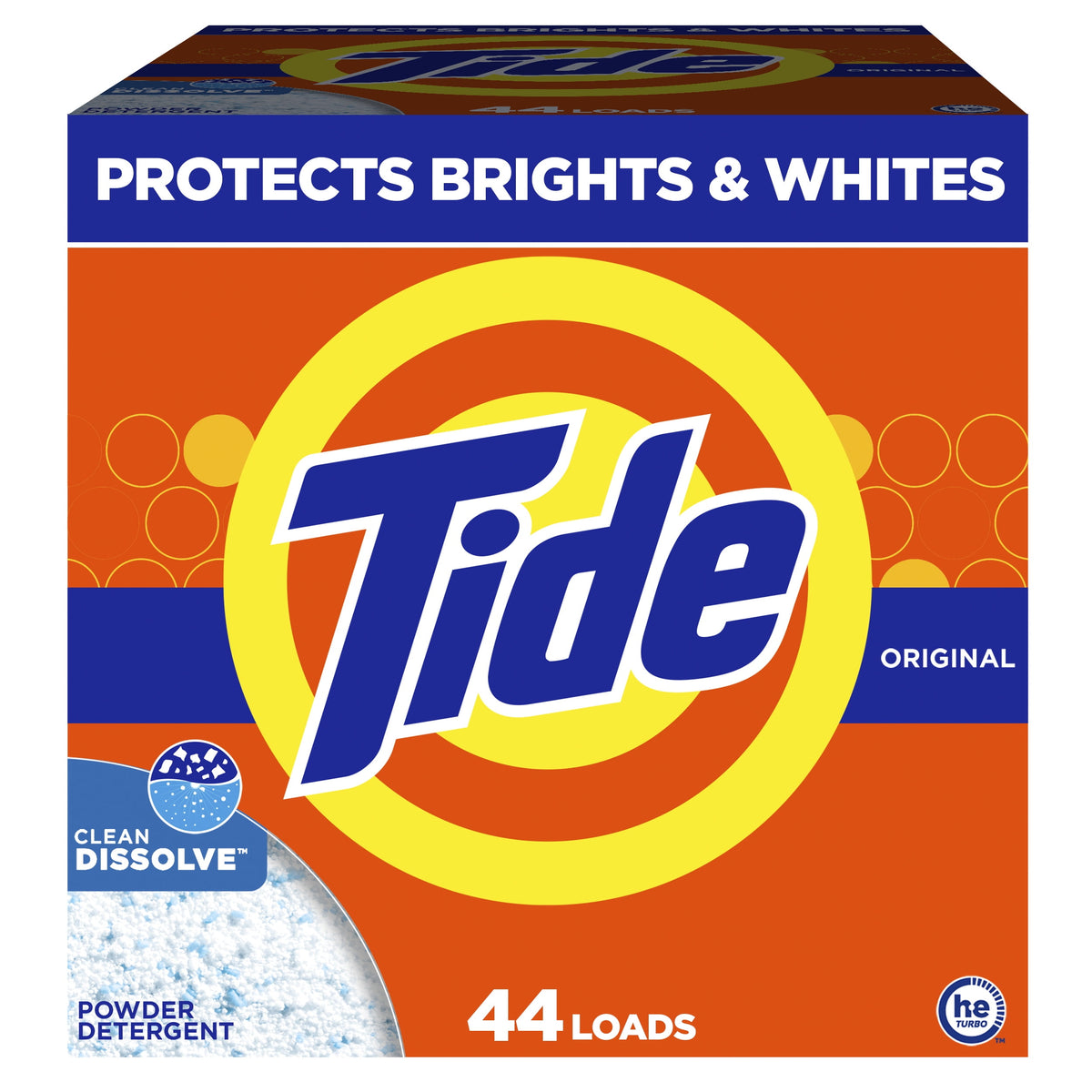 Tide Powder Laundry Detergent, Original Scent, 129 oz, 113 Loads