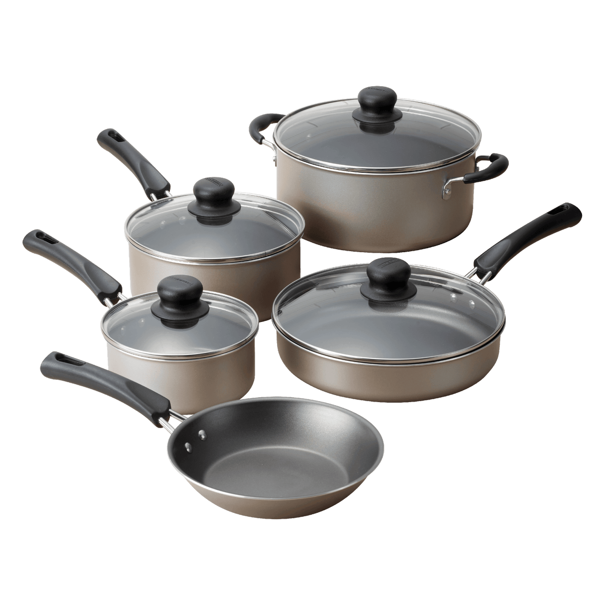 Tramontina Non-Stick Red Cookware Set, 9 Piece
