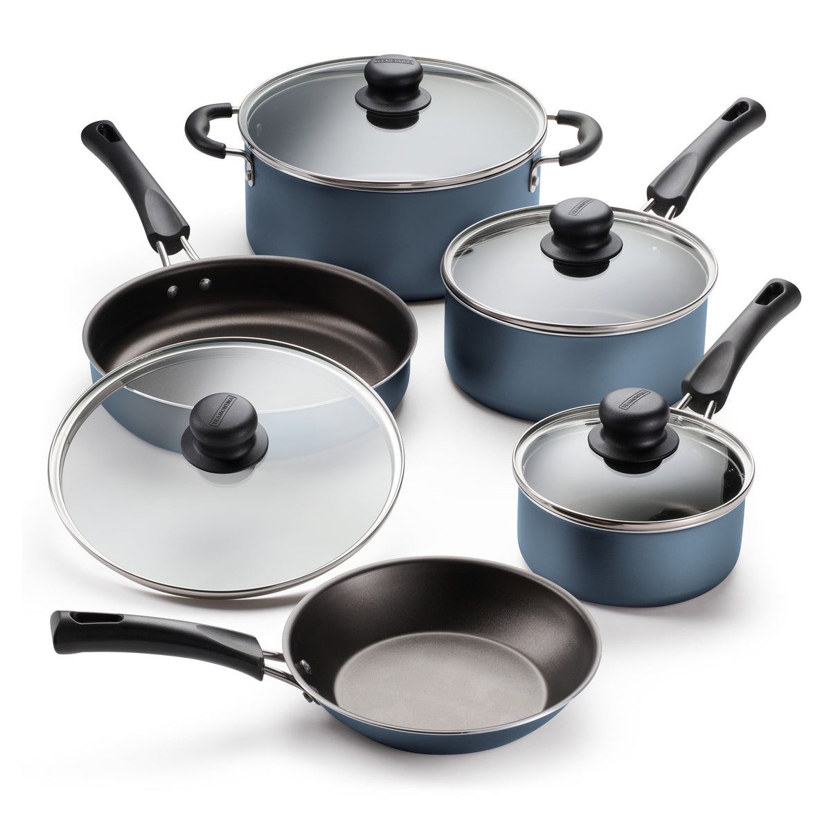 Tramontina Non-Stick Red Cookware Set, 9 Piece