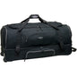 Travelers Club Large 36" Drop-Bottom Rolling Duffel with Telescopic Handle - Black