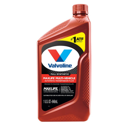 (5 pack) Valvoline MaxLife Multi-Vehicle Full Synthetic Automatic Transmission Fluid 1 QT