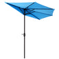 Villacera 9FT Outdoor Half Patio Umbrella - Balcony Furniture, Beige