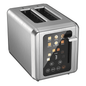 WHALLULTRA Touchscreen Toaster 2 Slice, Stainless Steel, 1.5 " Wide Slots, Bagel, Defrost, 850W