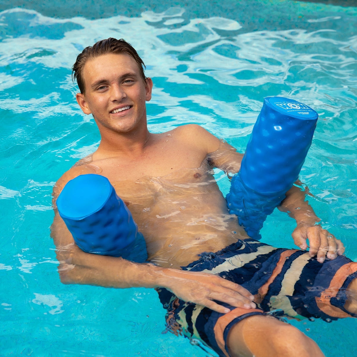 WOW Sports First Class Dipped Soft Foam Pool Noodle, 46 Inches Long - Red