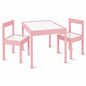 Mainstays Kids 3-Piece Dry Erase Activity Table and Chair Set, Blue