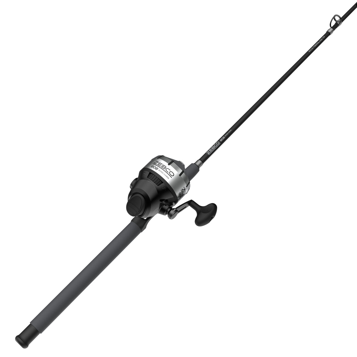 Zebco 808 Boss Hawg Spincast Reel and Fiberglass Fishing Rod Combo, 7ft. 2-piece