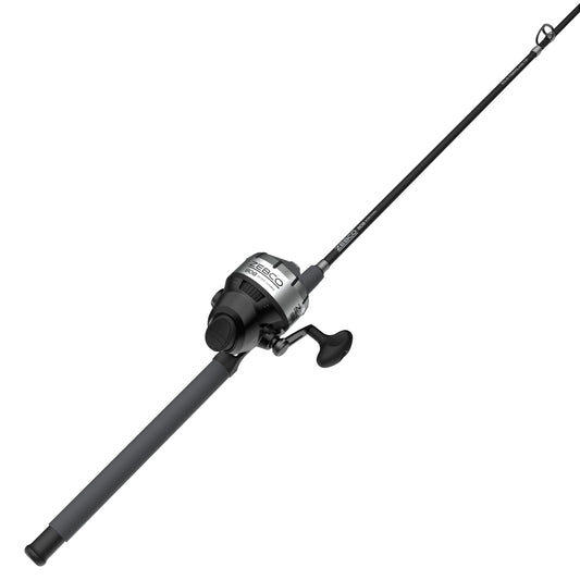 Zebco 808 Boss Hawg Spincast Reel and Fiberglass Fishing Rod Combo, 7ft. 2-piece