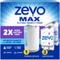 Zevo Max Flying Insect Indoor Fly Trap: Easy, Mess-Free Solution - Light Trap Catches & Kills House Flies, Fruit Flies, Gnats, & More (1 Plug in Device & 2 Cartridges)