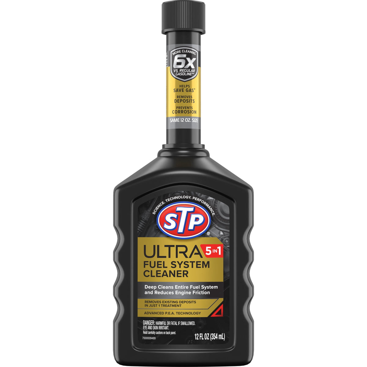 (3 pack) STP Ultra 5-in-1 Fuel System Cleaner Gas Additive, 12 fl oz