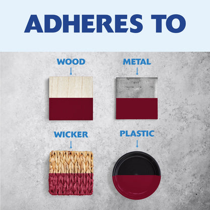 (6 pack) Cranberry, Rust-Oleum American Accents 2X Ultra Cover Gloss Spray Paint-327893, 12 oz