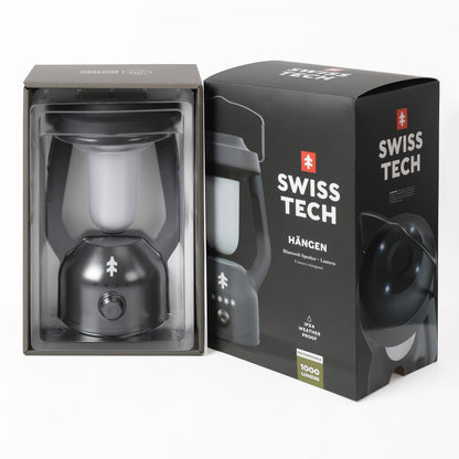 Swiss Tech Hangen Bluetooth Speaker and 1000 Lumen LED Lantern