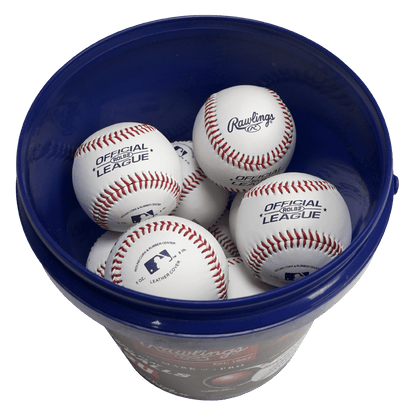 Rawlings | Official League ROLB2 Youth Practice Baseball | 12U | Bucket | 12 Count
