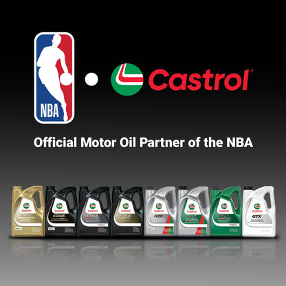 (2 pack) Castrol GTX High Mileage 10W-30 Synthetic Blend Motor Oil, 5 Quarts