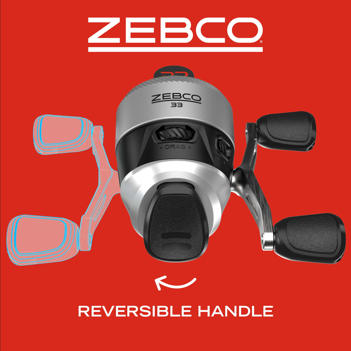 (2 pack) Zebco 33 Micro Triggerspin Fishing Reel