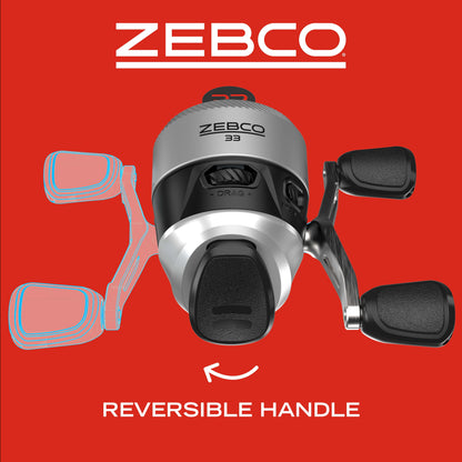 (2 pack) Zebco 33 Micro Triggerspin Fishing Reel