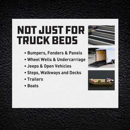 (3 pack) Herculiner Truck Bed Liner, Black, 15 oz