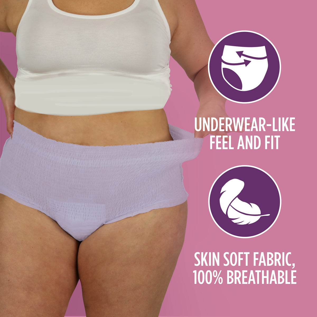 Assurance Women's Incontinence & Postpartum Underwear, X-Large , Maximum Absorbency, 72 Count