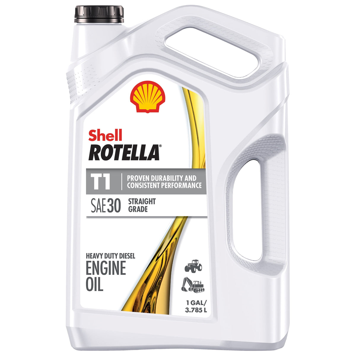 (2 pack) Shell Rotella T1 30 Diesel Engine Oil, 1 Gallon
