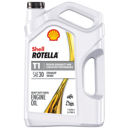(2 pack) Shell Rotella T1 30 Diesel Engine Oil, 1 Gallon