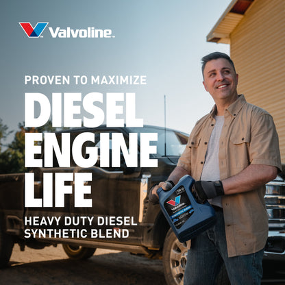 Valvoline Heavy Duty Diesel Synthetic Blend 15W-40 Engine Oil 2.5 Gallon