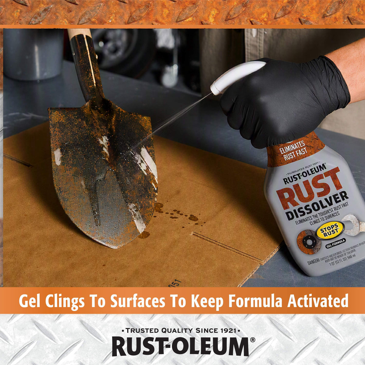 (3 pack) Rust-Oleum Rust Dissolver Gel Spray-300112, 32 oz