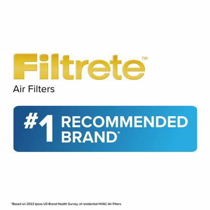 Filtrete 14x30x1 HVAC Furnace Air Filter, MPR 800 MERV 10, Micro Particle Reduction, 4 Pack