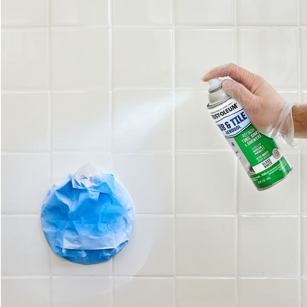 (2 pack) Rust-Oleum Tub and Tile White Spray Paint-280882, 12 oz