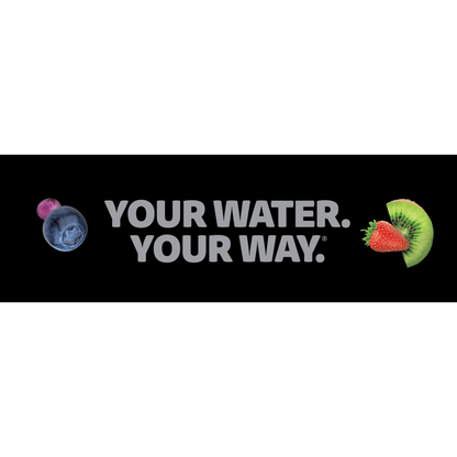 Cirkul 32oz Matte Black Stainless Steel Starter Kit with Matte Black Cirkul Lid 2.0 and 2 Flavor Cartridges (Blueberry Grape & Kiwi Berry)