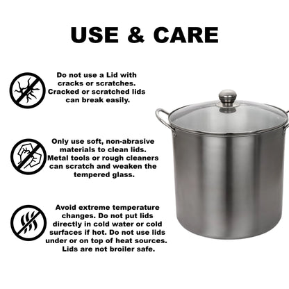 Mainstays 21.5 Quart Stainless Steel Canning Pot with Rack, Dual Water Bath Canner and Steam Canner