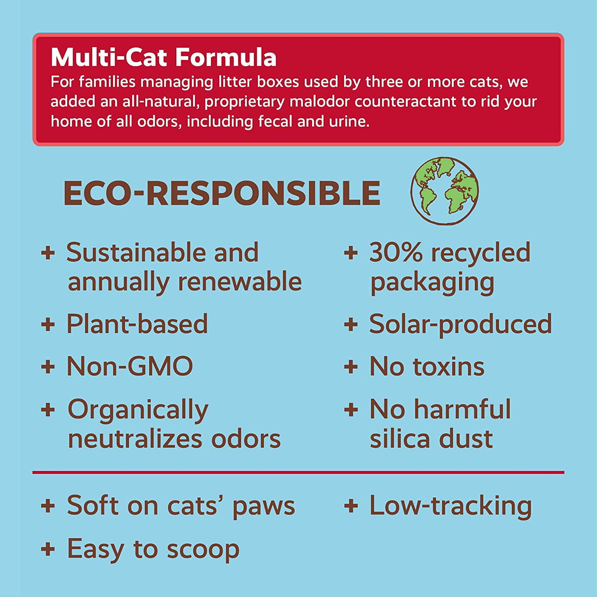 Naturally Fresh Multi Cat Litter, 40 lb. Bag.