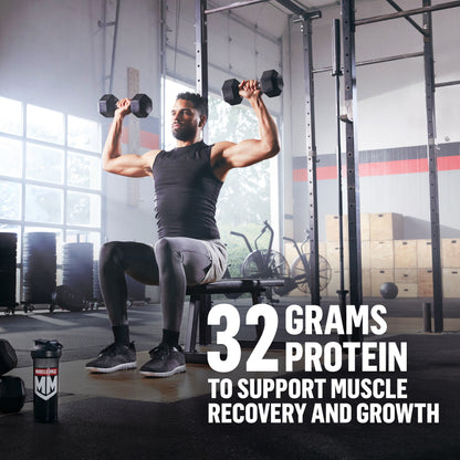 Muscle Milk Genuine Protein Powder, Vanilla, 32g Protein, 1.9lb, 30.9oz