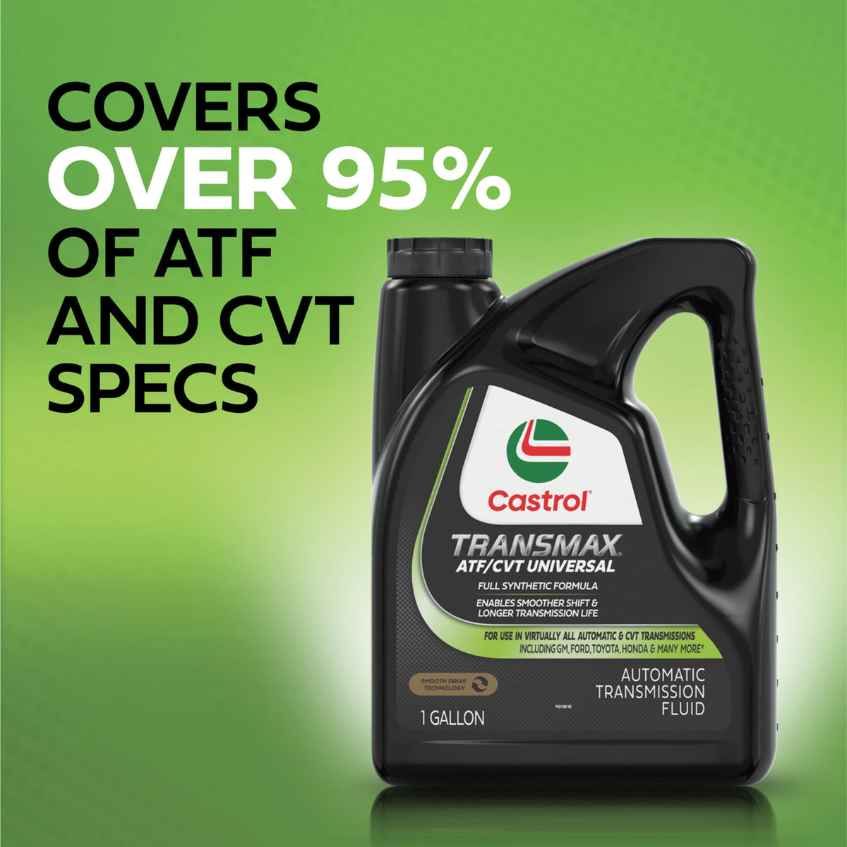 (2 pack) Castrol Transmax ATF/CVT Universal Automatic Transmission Fluid, 1 Gallon