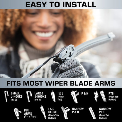 Rain-X Silicone Endura Premium All-Weather 24" Windshield Wiper Blade