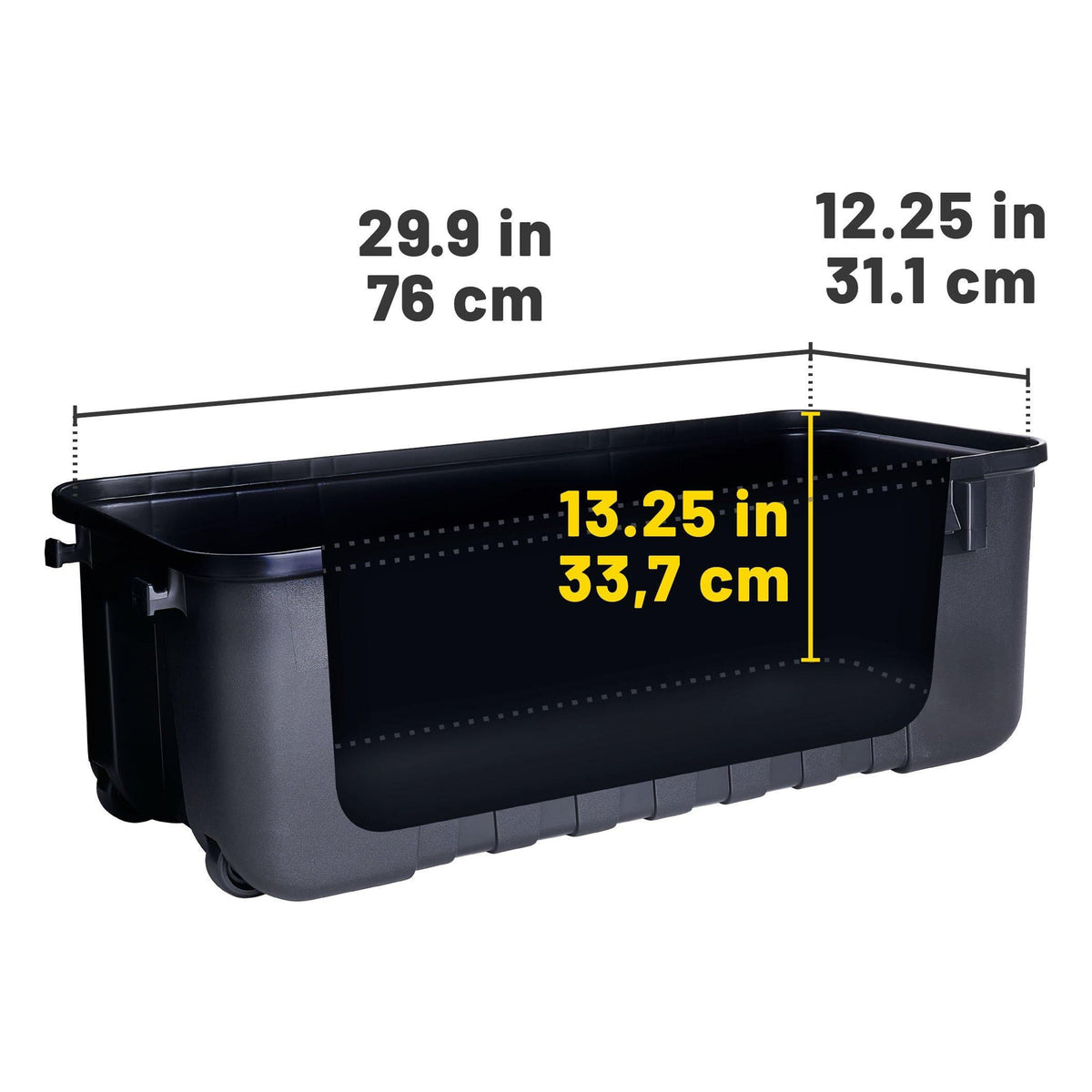 Plano Sportsman's Trunk, Smoke, 27-Gallon Lockable Storage Box