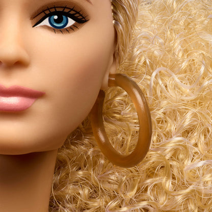Barbie Basics Collectible Doll, Model 07 with Blonde Hair in White Pants with Golden Print